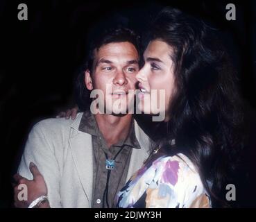 Patrick Swayze Brooke Shields Foto non datata da John Barrett/il PHOTOlink Foto Stock