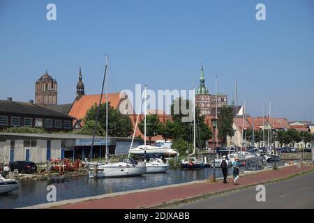 Germania, Mar Baltico, Meclemburgo-Pomerania occidentale, Stralsund, Foto Stock