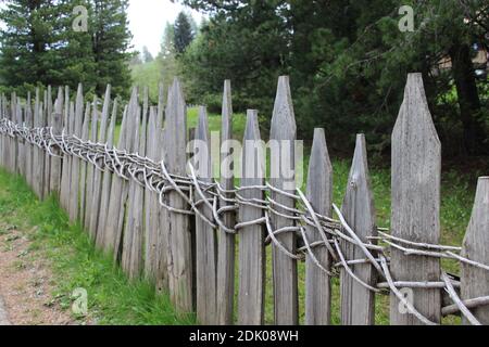 Recinto di legno Foto Stock