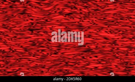 immagine astratta della texture dell'onda di sfondo rossa liquida Foto Stock