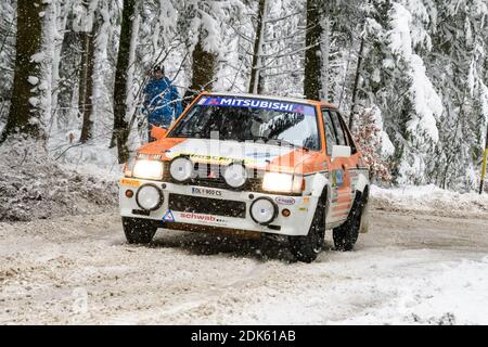 tragwein, austria, 05 jan 2019, jaenner rallye Foto Stock