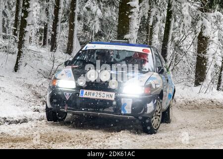 tragwein, austria, 05 jan 2019, jaenner rallye Foto Stock