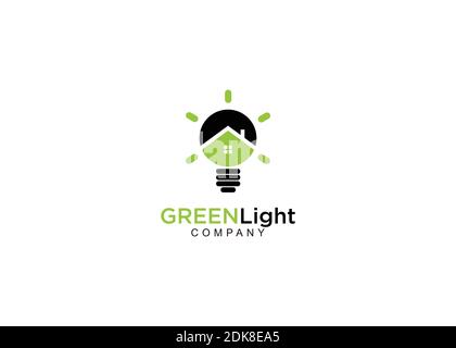 Smart House Logo, Home Idea logo. Bulb Home Creative logo. Unique and modern design Illustrazione Vettoriale