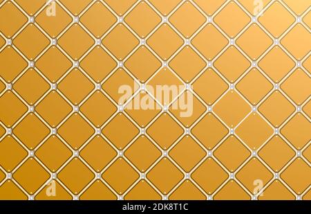 Cartello giallo vuoto con strada isolata nera, rendering 3D Foto Stock