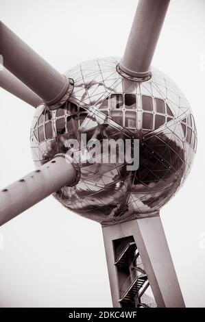 L'Atomium di Bruxelles Foto Stock