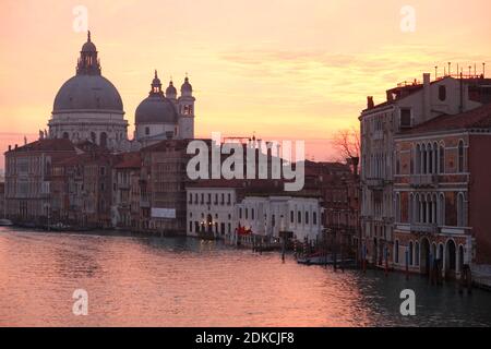 I/Venedig: Canal Grande am Morgen Foto Stock