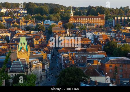 Inghilterra, Hampshire, Winchester, Centro Città Foto Stock