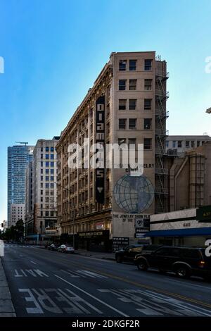 Los Angeles CA, 26 agosto 2020: Los Angeles Jewellery District Foto Stock