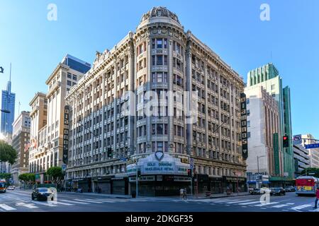 Los Angeles CA, 26 agosto 2020: Los Angeles Jewellery District Foto Stock
