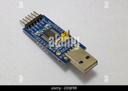 FT232R è un'interfaccia UART da USB a seriale Foto Stock