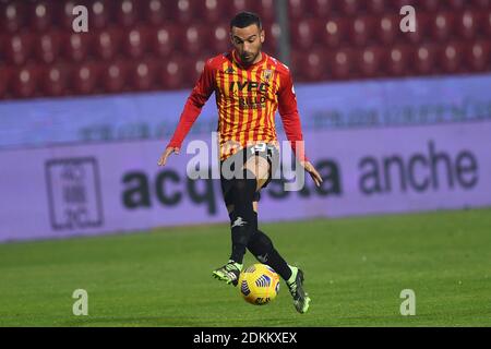 Benevento, Ita. 15 Dic 2020. Roberto Insigne di Benevento, Benevento / Lazio, Serie A, Football Credit: Agenzia indipendente di Foto/Alamy Live News Foto Stock