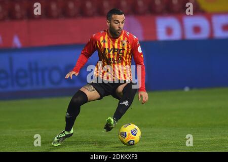 Benevento, Ita. 15 Dic 2020. Roberto Insigne di Benevento, Benevento / Lazio, Serie A, Football Credit: Agenzia indipendente di Foto/Alamy Live News Foto Stock