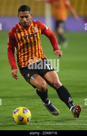 Benevento, Ita. 15 Dic 2020. Gianluca Caprari di Benevento, Benevento / Lazio, Serie A, Football Credit: Agenzia indipendente di Foto/Alamy Live News Foto Stock