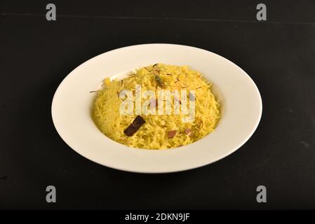 Pilaf, pilau, pulao o polao è un piatto di riso Foto Stock