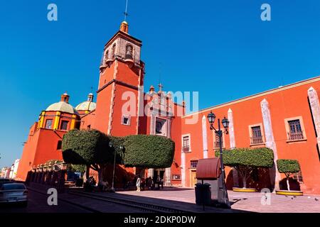 Templo de Nuestra Señora del Carmen, Santiago de Queretaro, Queretaro, Messico Foto Stock