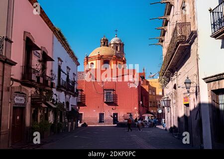 Templo de Nuestra Señora del Carmen, Santiago de Queretaro, Queretaro, Messico Foto Stock