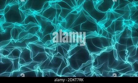 Abstract Hyper realistic wavy and smoky patterns with nice glowing light, Abstract presentation background for any suitable projects. Foto Stock