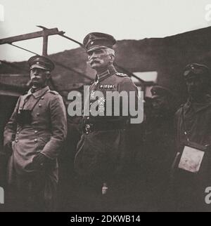 Foto d'archivio del generale von Mackensen. Anton Ludwig Friedrich August von Mackensen (1849 – 1945) è stato un . Foto Stock