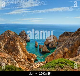 Il Portogallo, Algarve, Ponta da Piedade, Foto Stock