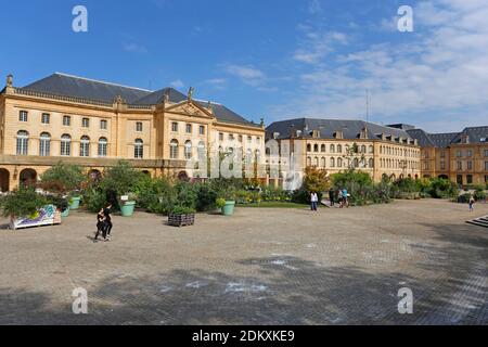 Place d'Armes, Metz, Francia Foto Stock