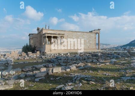 Grecia: Atene Acropoli e Egina Foto Stock