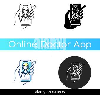 Icona di consultazione video Illustrazione Vettoriale