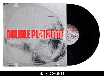 Doube Platinum album di Kiss Foto Stock