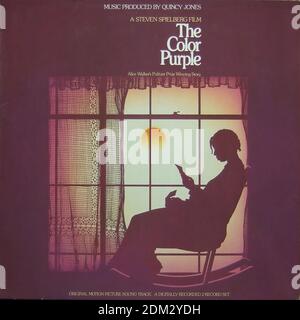 The Color Purple - Quincy Jones, Steven Spielberg Film, Original Motion Picture Soundtrack, Digital 2LP - copertina di album in vinile d'epoca Foto Stock