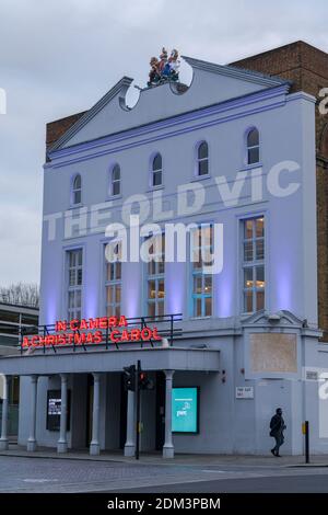 Il teatro Old Vic il 9 dicembre a Londra Sud nel Regno Unito. Foto di Sam Mellish Foto Stock