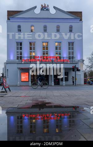 Il teatro Old Vic il 9 dicembre a Londra Sud nel Regno Unito. Foto di Sam Mellish Foto Stock