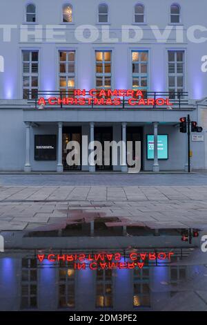 Il teatro Old Vic il 9 dicembre a Londra Sud nel Regno Unito. Foto di Sam Mellish Foto Stock