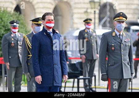 Austrian National Day 2020 With Federal Chancellor Sebastian Kurz Stock Photo