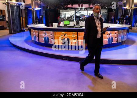 Il Parlamento europeo per la prima sessione plenaria dall'inizio della crisi del Covid-19. Bruxelles il 2020-06-17. Le Parlement Europeen pour l Foto Stock