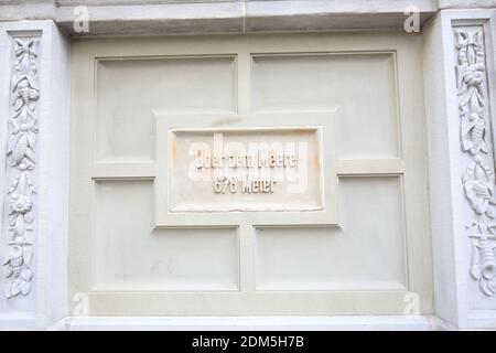 La sorgente del Danubio è una vista del Città di Donaueschingen Foto Stock