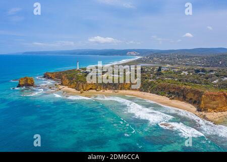 Paesaggio naturale di aquila roccia santuario marino in Australia Foto Stock
