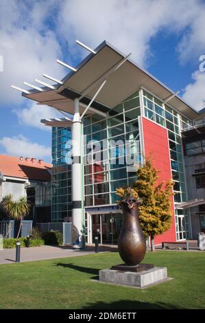 Palmerston North, Nuova Zelanda - 30 luglio 2018: Ingresso all'Universal College of Learning (UCOL) Foto Stock