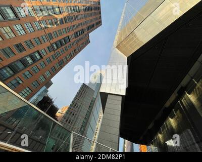 10 Yards Hudson sul lato ovest di Manhattan, New York City, Stati Uniti Foto Stock