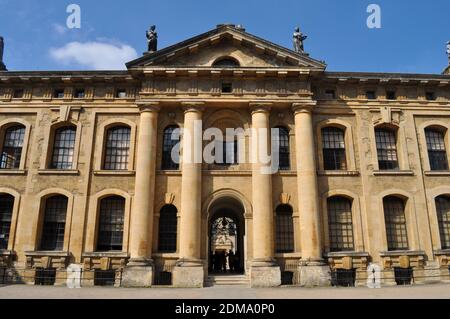 Il Clarendon Building, parte della Bodleian Library, University of Oxford, Oxford, Inghilterra Foto Stock