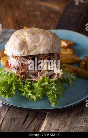 Pulled Pork Foto Stock