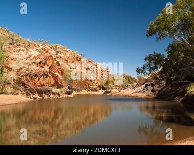 Caroline Pool, Duncan Road, Halls Creek, Australia Occidentale Foto Stock