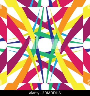 Abstract square colorful background. Abstract colorful concept design. Vector illustration EPS.8 EPS.10 Stock Vector