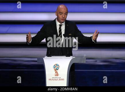 File foto datata 01-12-2017 di FIFA Presidente Gianni Infantino. Foto Stock