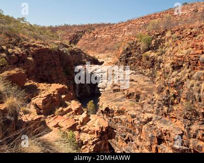 Lennard River Gorge, Miluwindi Conservation Park, Kimberley,. Australia occidentale Foto Stock