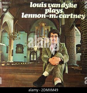 Louis van Dyke suona Lennon-McCartney - copertina di un album in vinile d'epoca Foto Stock