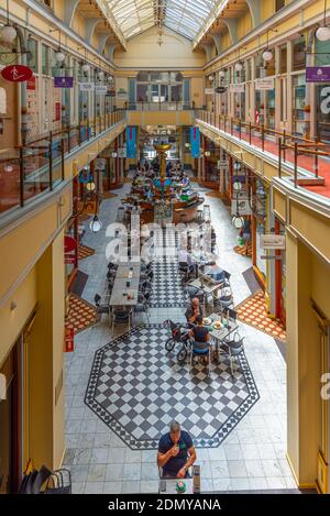 ADELAIDE, AUSTRALIA, 7 GENNAIO 2020: Interno della galleria Adelaide, Australia Foto Stock