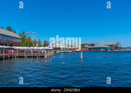 FREMANTLE, AUSTRALIA, 19 GENNAIO 2020: Porto peschereccio di Fremantle, Australia Foto Stock