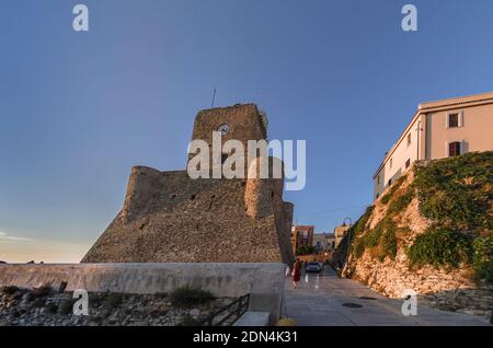 Veduta del Castello Svevo di Termoli (italia) Foto Stock