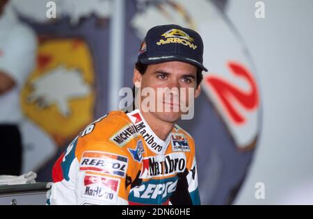 Alex Criville (SP), Honda 500, Gran Premio di Catalunya 1998, Barcellona Foto Stock
