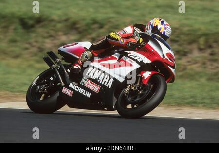 Norick Abe (JPN), Yamaha 500, GP d'Australia 1998, Eastern Creek Foto Stock