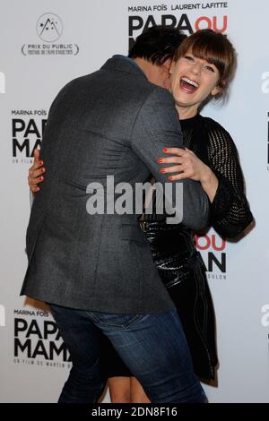 Laurent Lafitte e Marina Fois partecipano alla prima di Papa ou Maman a Parigi, Francia, il 26 gennaio 2015. Foto di Aurore Marechal/ABACAPRESS.COM Foto Stock